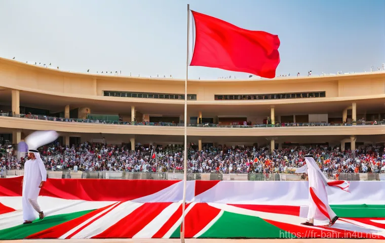 바레인의 자동차 레이싱 이벤트 - **Prompt:** "A dynamic image capturing an intense moment from an endurance or GT race at the Bahrain...